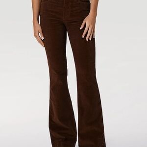 Wrangler Women's Dark Brown Corduroy Trousers